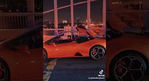 #dubai #explore #trend #burjkhalifa #slow #viral #velocity سيارات دبي جسر الميدان @Lamborghini