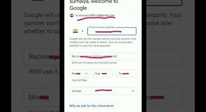 how to create Gmail account in your mobile phone number in tamil