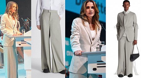الملكة رانيا تعتمد بدلة رجالية من ديور.. أثبتت أنها أسطورة الموضة بلا منازع