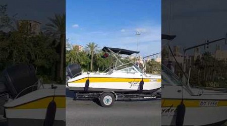 يخت ماشي ف شوارع دبي ما شاء الله A yacht on the streets of Dubai #dubai #trd #pickup #yacht #egypt