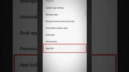 Unlock applock Redmi 9 activ, how to forgot applock password Redmi phone #shorts #viral