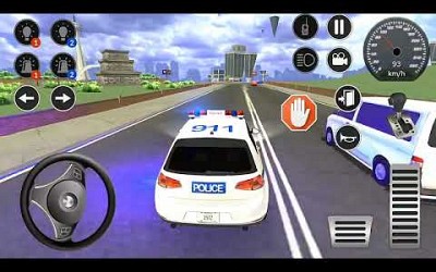 لعبة قيادة سيارة الشرطة - محاكي رجل الشرطة - ألعاب سيارة الشرطة النقدية - 707