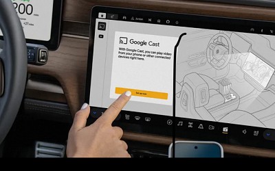تحديث جديد يجلب Google Cast وYouTube إلى سيارات Rivian الكهربائية
