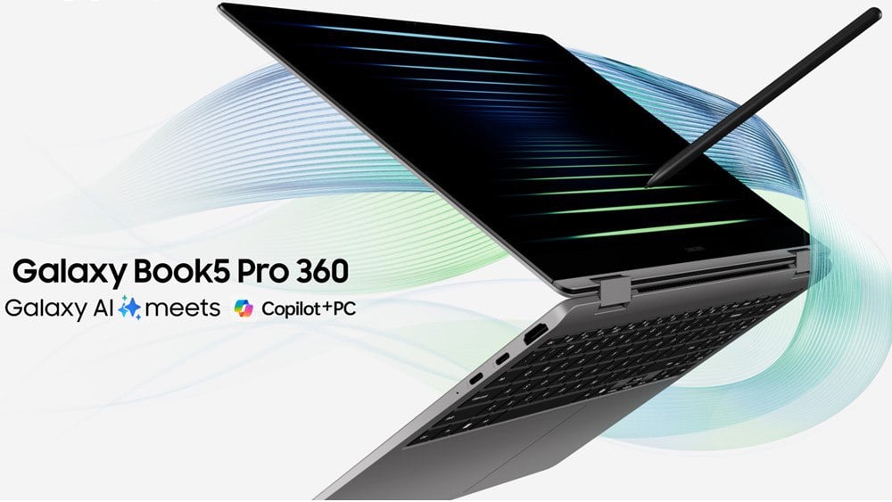 الإعلان عن جهاز Galaxy Book Pro 360 مع معالج Intel Core Ultra 200V